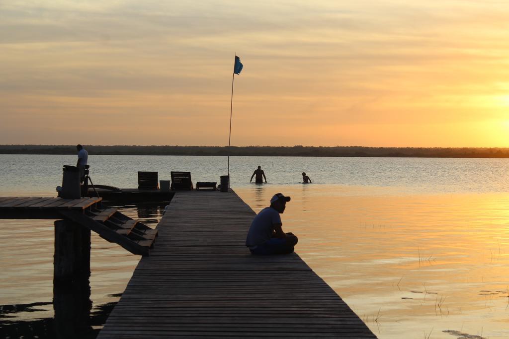 Cabanas Hostal & Camping Magic Bacalar Bagian luar foto